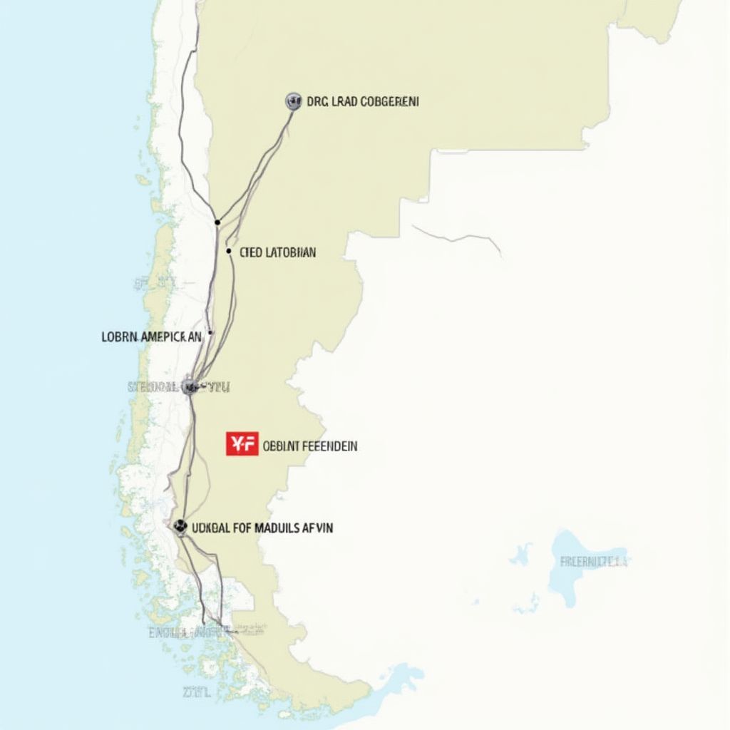 Mapa de Rutas YPF